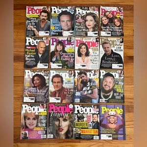 People Magazine lot of 16 People Magazines Colin Farrell Taylor Swift 2024